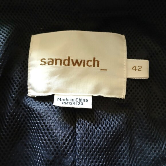 SANDWICH Full Length Windbreaker Coat - Picture 11 of 13